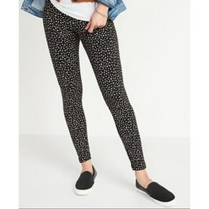 High-Waisted Cozy-Lined Cheetah Print Leggings
